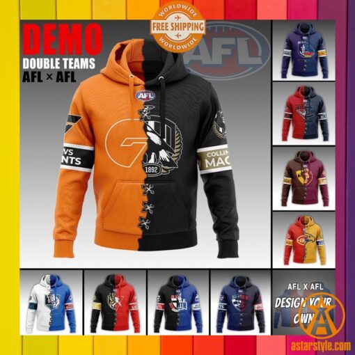 Personalized AFL x AFL customized Team Hoodie