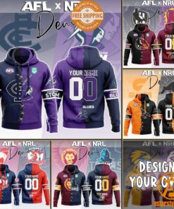 Personalized AFL x NRL customized Team Hoodie