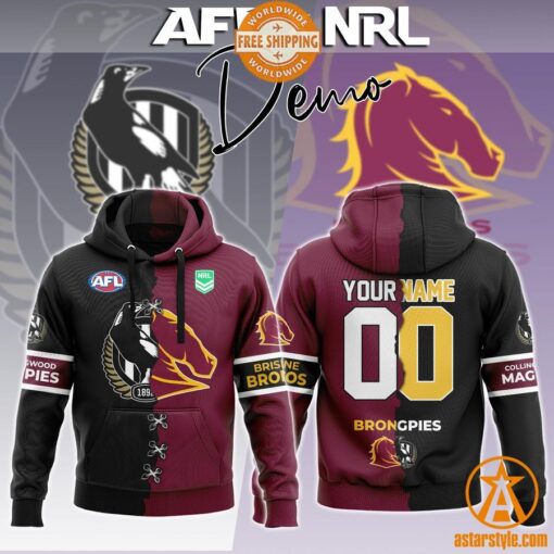 Personalized AFL x NRL customized Team Hoodie