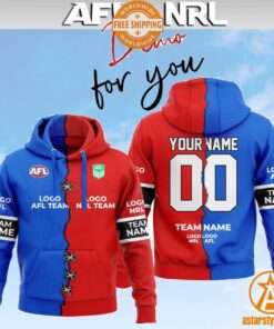 Personalized AFL x NRL customized Team Hoodie