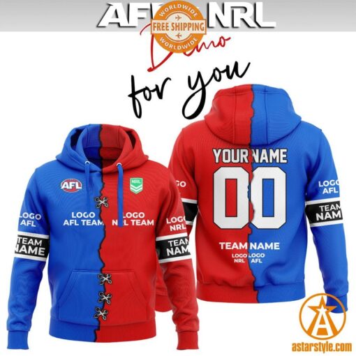 Personalized AFL x NRL customized Team Hoodie