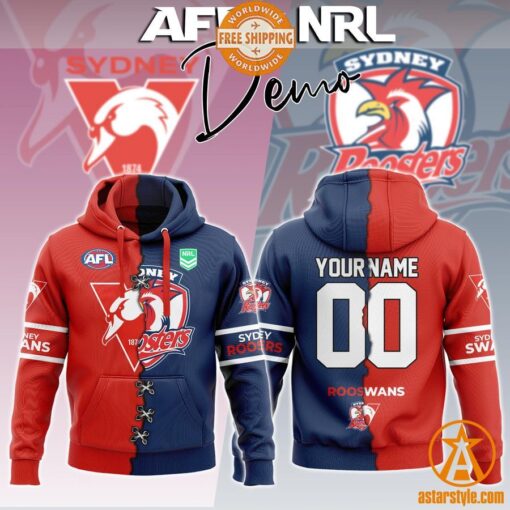 Personalized AFL x NRL customized Team Hoodie