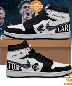 Personalized Carlton Blues Air Jordan Shoes