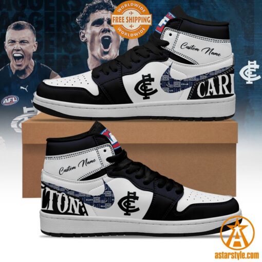 Personalized Carlton Blues Air Jordan Shoes