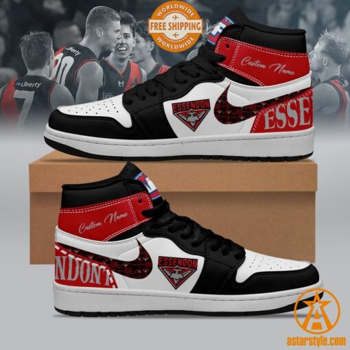 Personalized Essendon Bombers Air Jordan Shoes