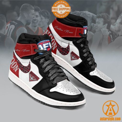 Personalized Essendon Bombers Air Jordan Shoes