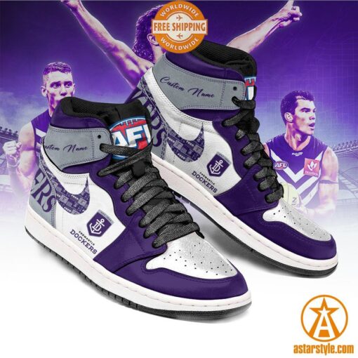 Personalized Fremantle Dockers Air Jordan Shoes