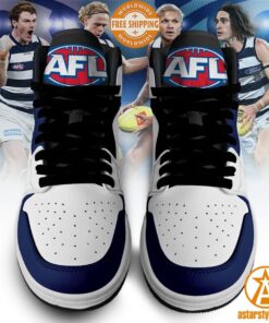 Personalized Geelong Cats Air Jordan Shoes