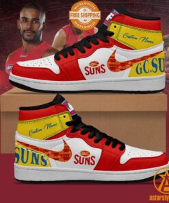 Personalized Gold Coast Suns Air Jordan Shoes