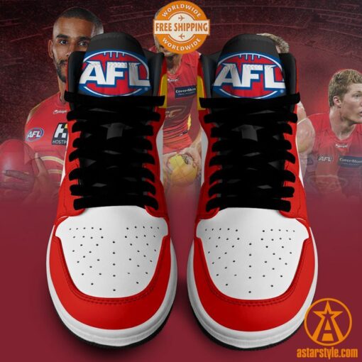 Personalized Gold Coast Suns Air Jordan Shoes