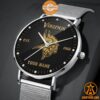 Personalized Minnesota Vikings Stainless Steel Watch Heroine