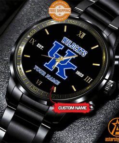 Personalized NCAA Kentucky Wildcats Stainless Steel Watch