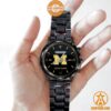 Personalized NCAA Michigan Wolverines Stainless Steel Watch Coolosm