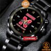 Personalized NCAA Nebraska Cornhuskers Stainless Steel Watch Heroine