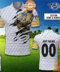 Personalized NHL Nashville Predators Mix Golf Polo Shirt