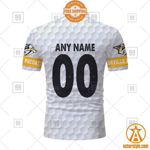 Personalized NHL Nashville Predators Mix Golf Polo Shirt