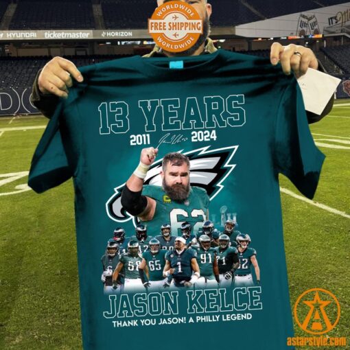 Philadelphia Eagles Thank You Jason Kelce A Philly Legend Shirt