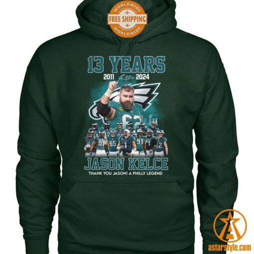 Philadelphia Eagles Thank You Jason Kelce A Philly Legend Shirt