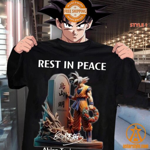 RIP Rest in Peace Toriyama Akira Dragon Ball Shirt