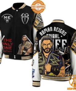 Roman Reigns Acknowledge Me Baseball Jacket