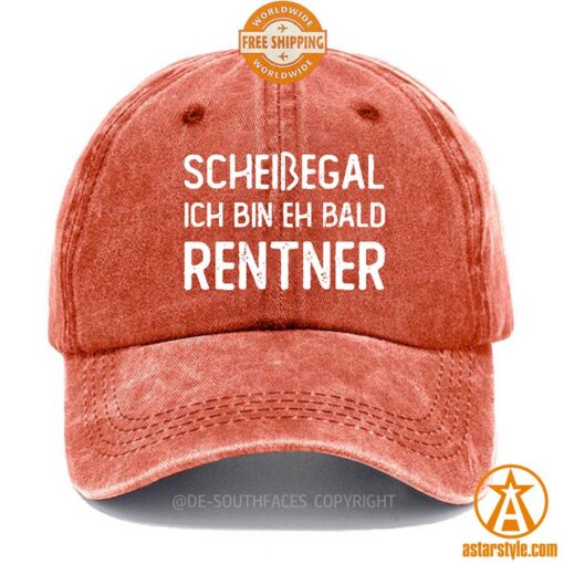 Scheiβegal Ich Bin Eh Bald Rentner Cap