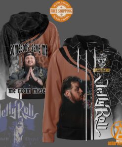 Somebody Save Me From Myself Jelly Roll Zip Hoodie