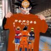 Son Goku Naruto Luffy Heroes Friends Shirt Nice place and nice picture