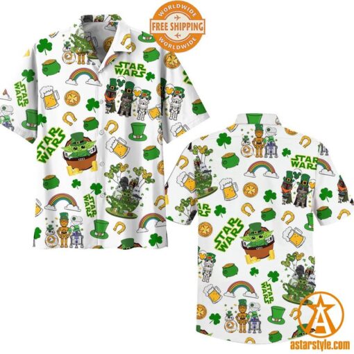 Star Wars St Patrick Day Hawaiian Shirt