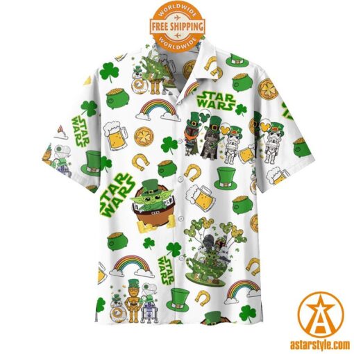 Star Wars St Patrick Day Hawaiian Shirt