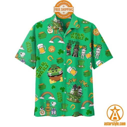 Star Wars St Patrick Day Hawaiian Shirt