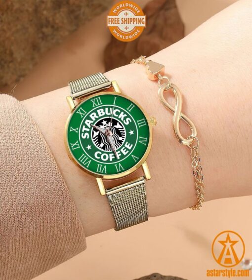 Starbucks Coffee Stainless Steel Watch