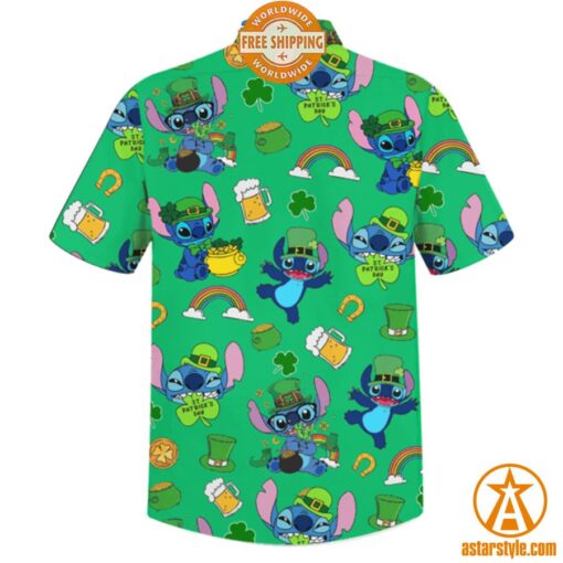 Stitch St Patrick Day Hawaiian Shirt