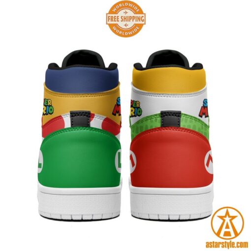 Super Mario Air Jordan 1 High Shoes