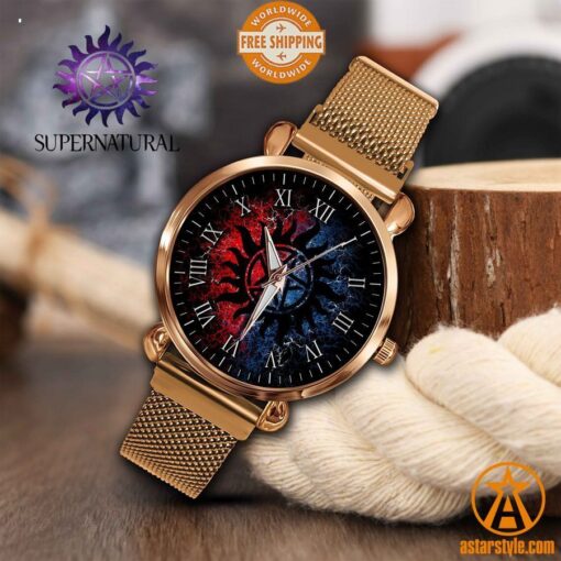 Supernatural logo Stainless Steel Watch