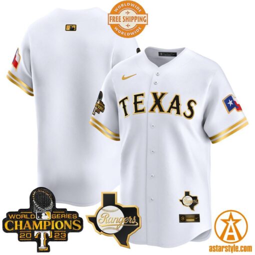 Texas Rangers World Series Champions Premier Limited Jersey