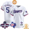 texas rangers world series champions premier limited jersey 19 855