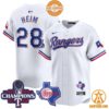 texas rangers world series champions premier limited jersey 25 676