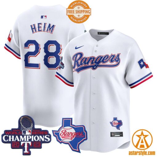 Texas Rangers World Series Champions Premier Limited Jersey