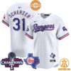 texas rangers world series champions premier limited jersey 26 620