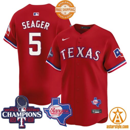 Texas Rangers World Series Champions Premier Limited Jersey