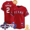 texas rangers world series champions premier limited jersey 29 494