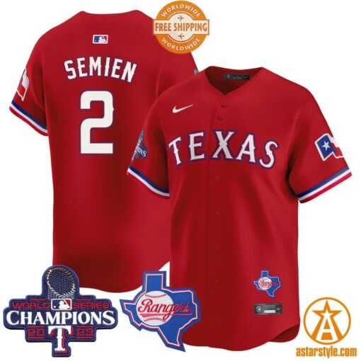 Texas Rangers World Series Champions Premier Limited Jersey