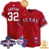 texas rangers world series champions premier limited jersey 33 68