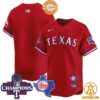 texas rangers world series champions premier limited jersey 36 810