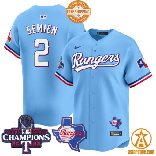 Texas Rangers World Series Champions Premier Limited Jersey