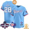 texas rangers world series champions premier limited jersey 43 204