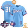 texas rangers world series champions premier limited jersey 44 363