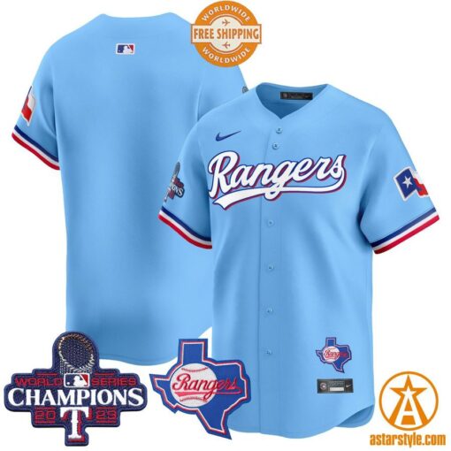 Texas Rangers World Series Champions Premier Limited Jersey