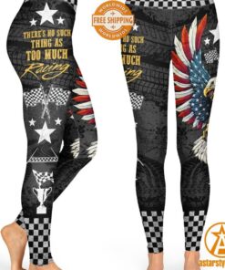 There’s No Such Thing As Too Much Racing Eagle Leggings