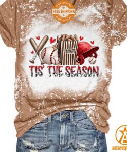 Tis’ The Season Baseball V Neck Shirt